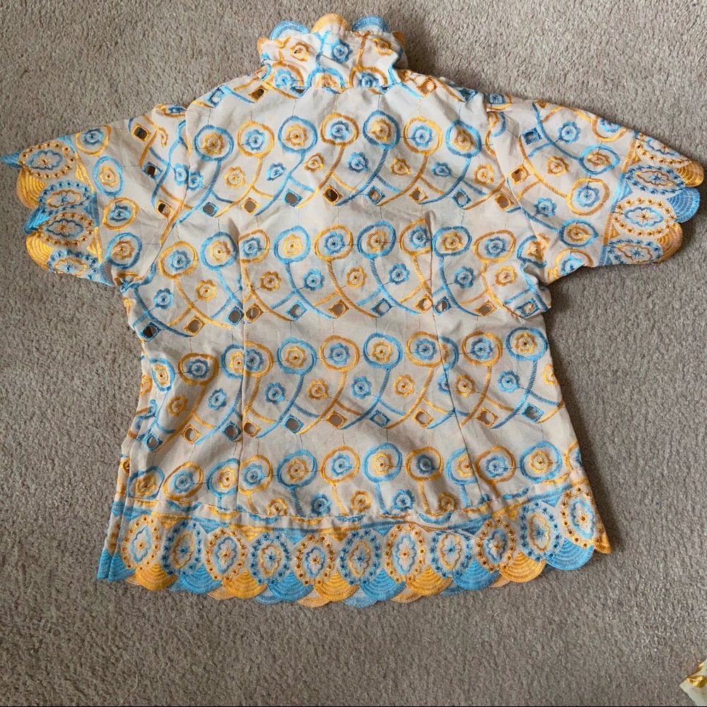 Bundle Vintage handmade floral print tunic  tops - Picture 7 of 14